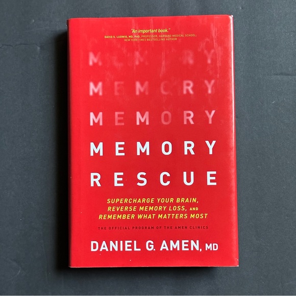 HARDCOVER Other - Memory Rescue Book by Daniel G. Amen | Psychology | Hardcover Book